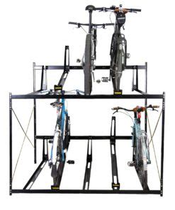 『fit most tires』this bike rack is universal designed, suitable for most kind of bike tires, maximum for tire size 26and width 2.5, excludes commuter bikes or bike with larger or wider tires. Double Decker Bike Rack - 6, 8, or 10 Capacity - Park ...