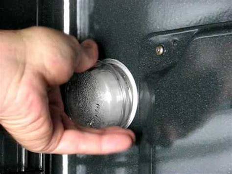 Then, locate the glass bulb cover in the back of the oven and turn it counterclockwise to remove it. Changing Light Bulbs in Your Oven - YouTube