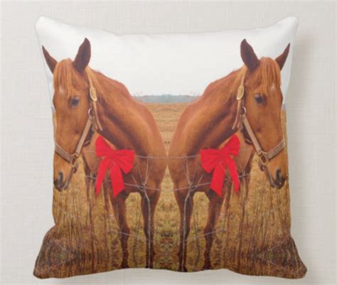 Design your everyday with horse throw pillows you'll love for your couch or bed. Cozy Horse Themed Throw Pillows for the Holidays - STABLE STYLE