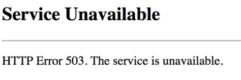 That could be the web server you're trying to access directly, or another server that web server is in turn trying to access. error-503-the-service-is-unavailable-issue | Drivers.com