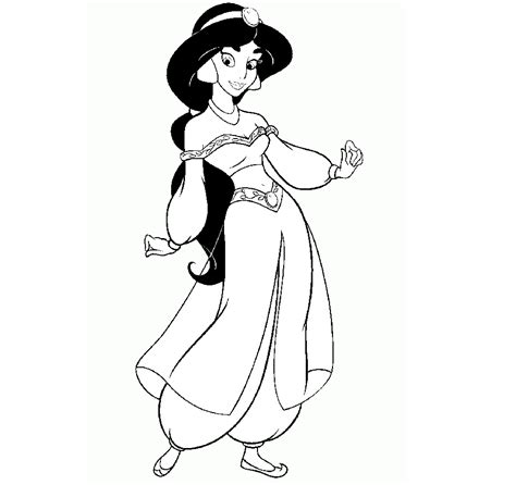 This coloring pages was posted in may 21, 2020 at 2:50 pm. Colour Drawing Free HD Wallpapers: Disney Princess Jasmine ...