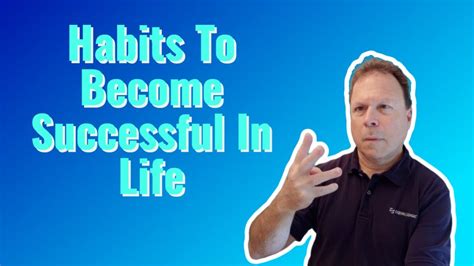 Habits To Become Successful In Life - YouTube