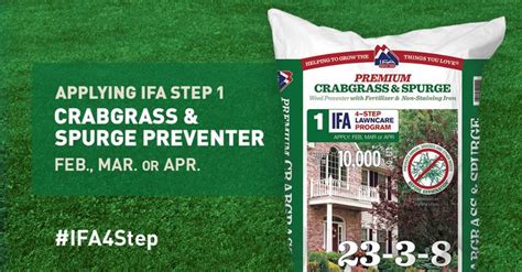 Apply in early spring for fast greening and to prevent crabgrass. Spring Fertilizer: Step 1 to a Healthy Lawn - IFA Country ...