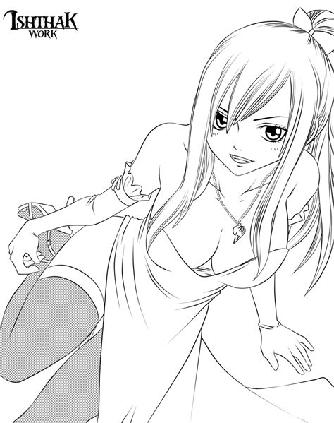 Erza mal vorlage / fairy tail coloring pages coloring4free. Erza Mal Vorlage : Erza Scarlet Samurai Outfit Etsy - Page gérée par un adulte.