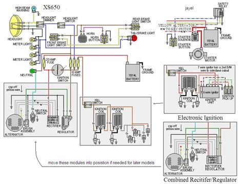 Stock xs650 wiring harness diagram wiring diagram user. chopper wiring | Yamaha XS650 Forum