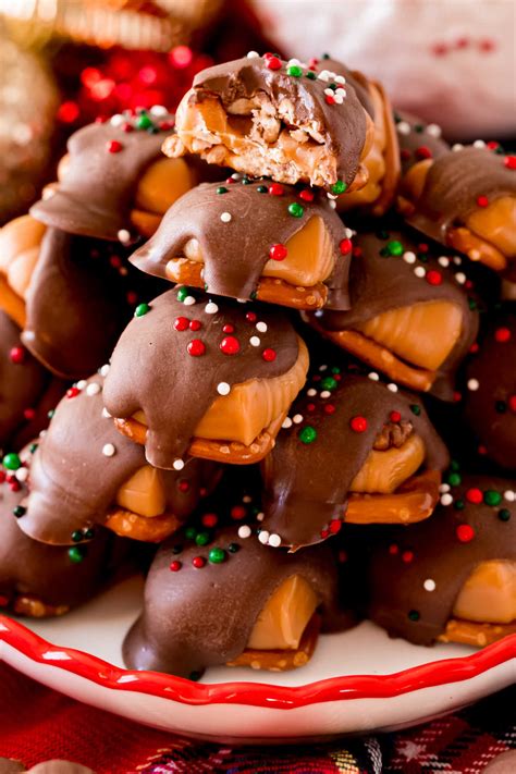 Place 1 caramel candy in the center of each y. Kraft Caramel Turtles Recipe / Turtle Candy Recipe Butter ...