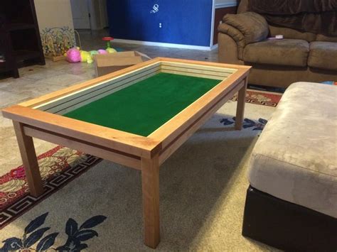 The viscount gaming coffee table, turn your living room into the ultimate gaming fun zone. Coffee Table game table with top removed. Vault allows ...