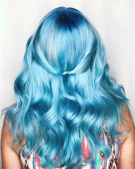 Chu and ships from amazon fulfillment. Blue Ombre | Best lace front wigs, Baby blue hair, Hair ...