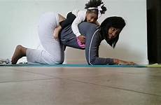 daughter yoga stretches