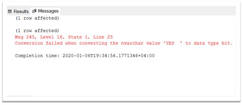 A solution to casing problems in mysql. SQL Server Bit Data Type