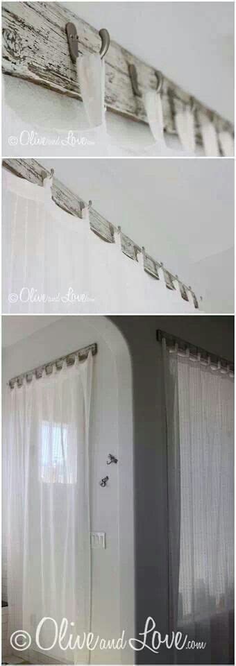 You have finally ticked off one big thing in your life achievements, isn't it? unusual ways to hang curtains | Creative way to hang ...