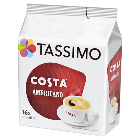 Enjoy a warm, relaxing cup of latte coffee using these tassimo pods. Tassimo Costa Americano Coffee Pods (Case of 5, Total 80 ...