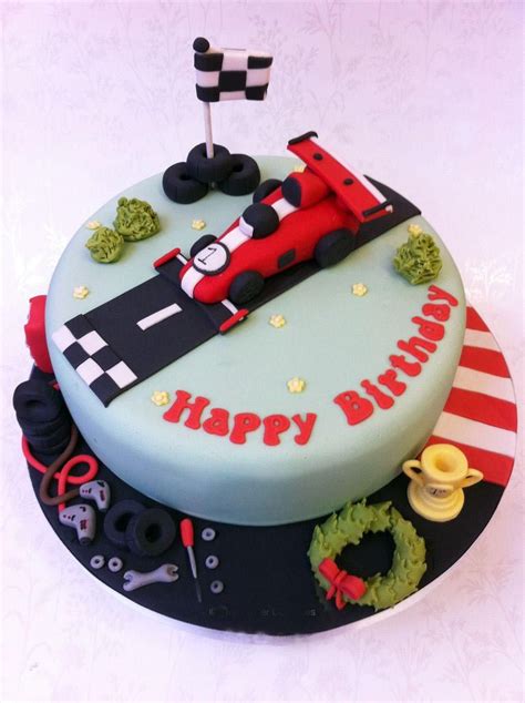 Share the best gifs now >>>. Race Car Birthday Cake | Cars birthday cake, Racing cake ...