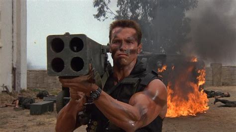 Alyssa milano, arnold schwarzenegger, ava cadell and others. Movie Review: Commando (1985) | The Ace Black Movie Blog