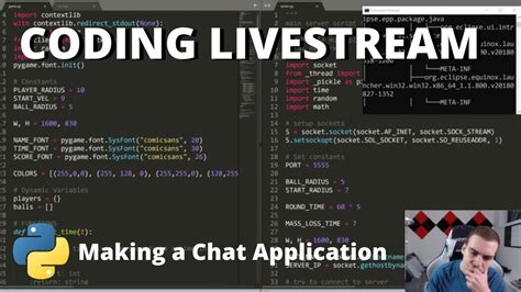 Each function or class definition should. Coding Livestream - Creating an Online Chat App w/ Python ...