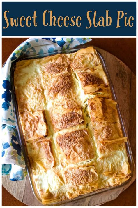Phyllo dough doesn't puff when it bakes—it crisps. Sweet Cheese Slab Pie is a traditional Romanian pie that ...