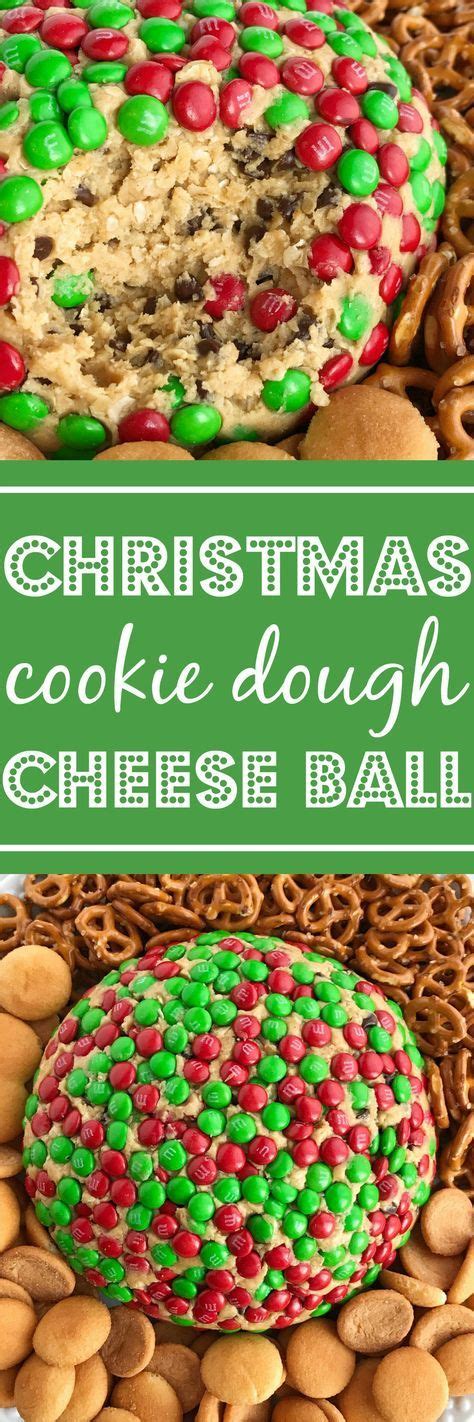 This colorful wooden set includes 12 wooden, sliceable cookies and 12 toppings, wooden knife, spatula, cookie sheet and a kitchen mitt for safe, . Christmas Cookie Dough Cheeseball Dip | Cookie dough ...