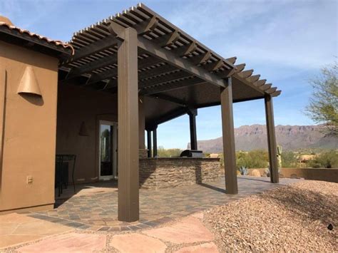 Sharp noc, llc, a texas ltd liability co. Alumawood pergola installed in an Arizona backyard - E and ...