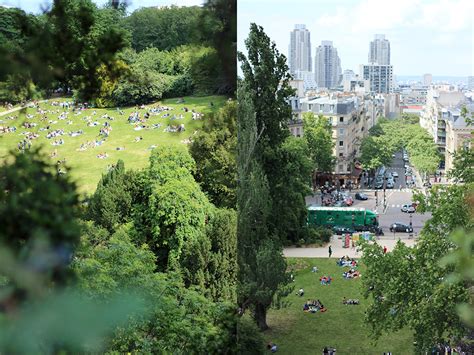 Paris city centre is easily accessible via the. L'été s'installe au parc des Buttes-Chaumont, Paris
