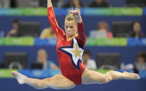 Gymnast flexible woman arms
