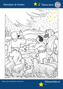 Kids n fun 31 kleurplaten van bijbel kerstverhaal. Kleurplaten Kerstverhaal Herders : Kleurplaten Kerst - Het ...