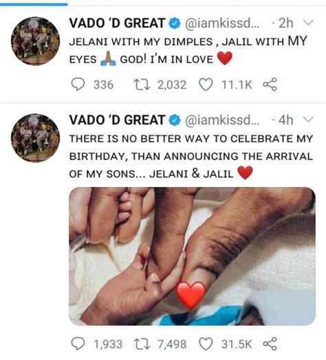 Nigerian singer, kizz daniel is now. Singer Kizz Daniel Welcomes Set Of Twins On His Birthday ...