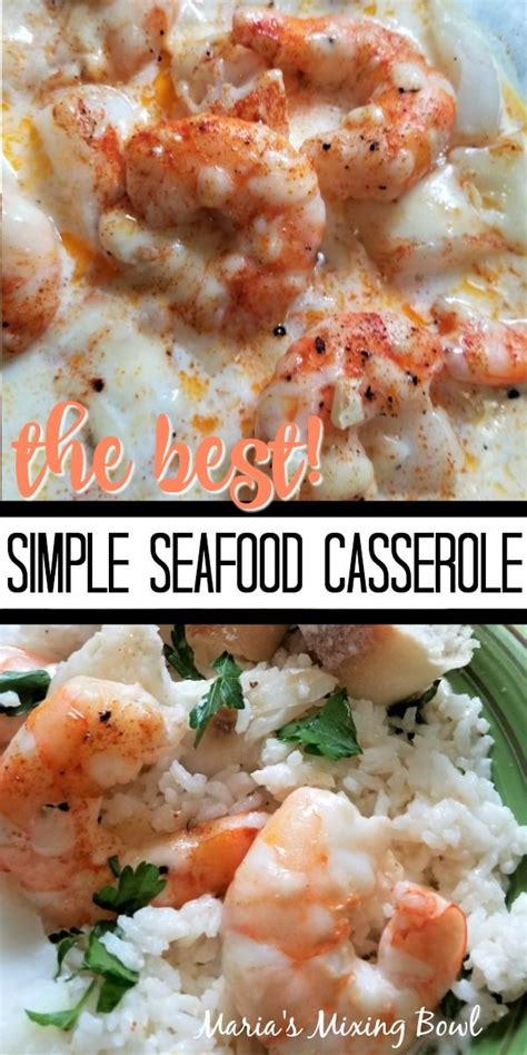 Depending on your mood, try creamy seafood casserole, cheesey seafood casserole, or a healthy seafood casserole. Simple Seafood Casserole is the simplest yet our favorite seafood casserole. The garlic and ...