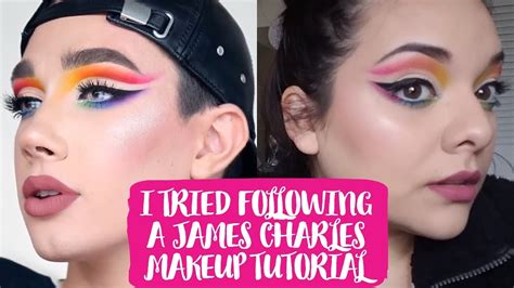 I Tried Following a James Charles Makeup Tutorial ...