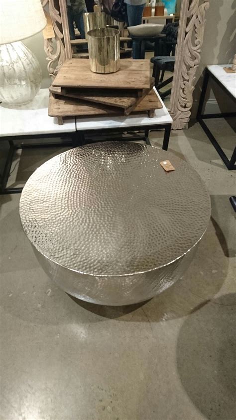 Before getting any silver drum coffee tables, make sure you evaluate width and length of the room. Silver drum coffee table | Drum coffee table, Modern ...
