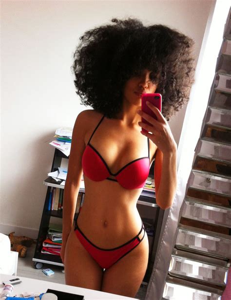 Short hair ebony takes bbc on friends couch. lips African curls bikini natural africa curly hair mixed ...