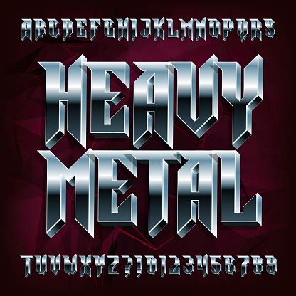 People interested in heavy metal font alphabet also searched for. 3d Heavy Metal Alphabet Font Metal Effect Letters And ...