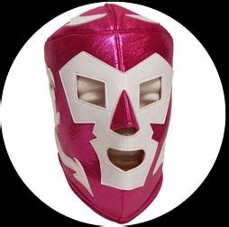 Eine trendige gesichtsmaske mit weltraummuster. LUCHA LIBRE Maske präsentiert von Klang und Kleid - Masken ...
