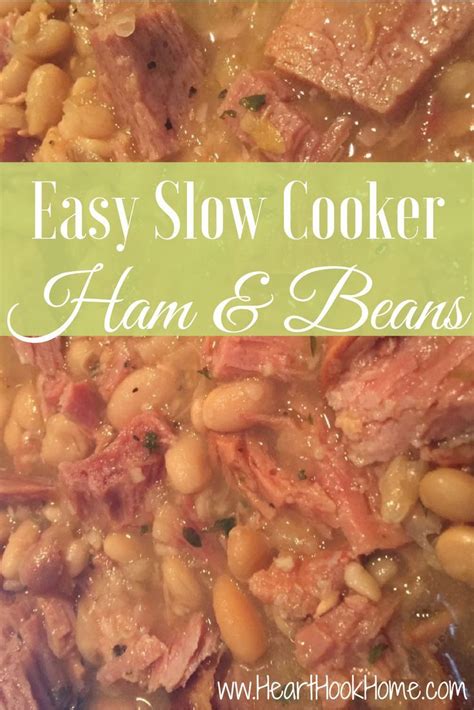 I truly love making crock pot meals during my busy week. How To Make Ham And Navy Beans In Crock Pot - Sous Chef Sunday: Crockpot Ham & White Bean Soup ...