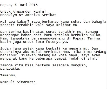 Cv atau yang disebut juga curiculum vitae dalam bahasa inggris kadang sangat dibutuhkan walaupun bekerja di perusahaan instansi dalam. Contoh Surat Pribadi untuk Sahabat, Guru, Teman, Keluarga