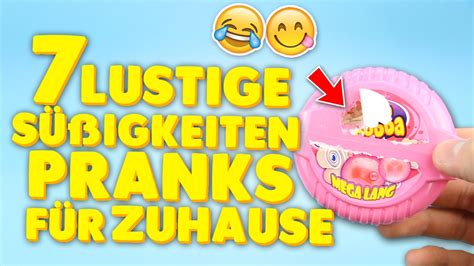 Wer für die kleinen spässe noch anregungen sucht, wird hier garantiert fündig: 7 LUSTIGE Süßigkeiten PRANKS für Zuhause zum Nachmachen ...