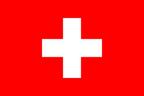 The swiss flag is made up of a white cross on a red background. File:Civil Ensign of Switzerland.svg - Wikimedia Commons