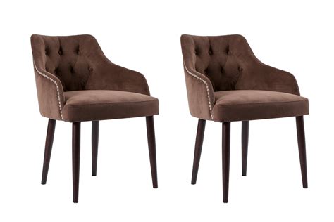 These chairs are built on an acacia wood frame. Fabric Tufted Upholestered Dining Chairs Accent Living Room Chair with Arms Solid Wood Legs and ...