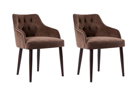 Some armless chairs are also available with low backs. Fabric Tufted Upholestered Dining Chairs Accent Living ...