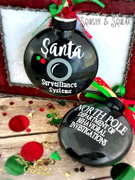 I have been having so much fun experimenting with various materials on the new cricut 3 machines! Santa Cam LARGE Santa Camera Santa Ornament Glitter | Etsy