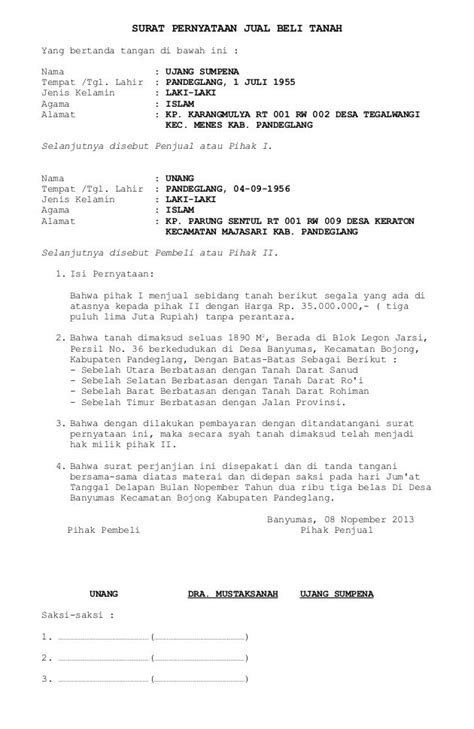 Rahn tasjily tanah merupakan produk dari pegadaian syariah dengan jaminan berupa sertifikat tanah atau bukti kepemilikan tanah yang ditujukan kepada pengusaha. 10+ Contoh Surat Pernyataan, Lengkap! - SerbaBisnis