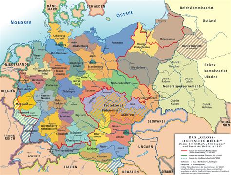 Geld verdienen (400€ pro stunde): Karte des Großdeutschen Reiches 1943.png | Landkarte deutschland, Landkarte, Illustrierte karten