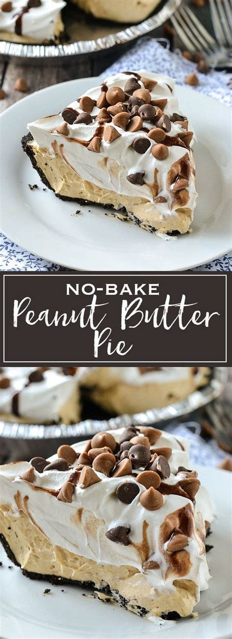 This homemade peanut butter pie is made from scratch with just a few ingredients and will have everyone coming back for seconds! No-Bake Peanut Butter Pie | Food Around Me