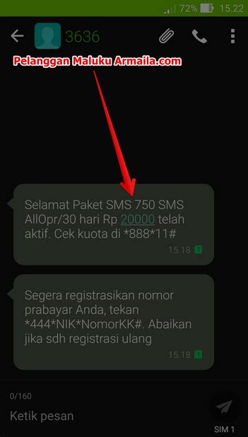 Paket kampus telkomsel ini bisa anda daftarkan atau registrasi di kartu telkomsel baik itu simpati, loop dan as. Paket 1500 SMS Telkomsel ke All Operator 30 Hari - CUG ...