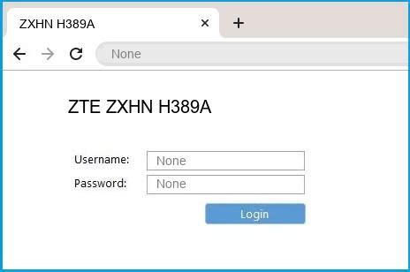 Zte hathaway modem password username , zte f602w, mac id , admin , pass. ZTE ZXHN H389A Router login and password