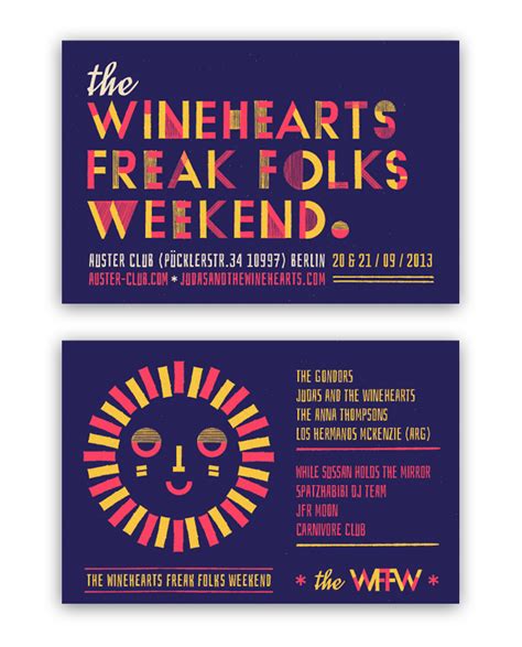 The Winehearts Freak Folks Festival on Behance | Folk festival, Folk, Festival