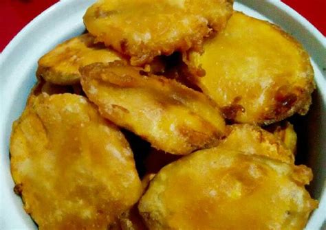 Untuk kemasan jualannya, biasanya ayam goreng tepung dijual per potong. Resep Ubi Goreng Renyah Oleh Maria Crishtabella Cookpad