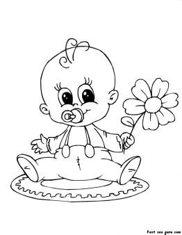 Find all the coloring pages you want organized by topic and lots of other kids crafts and kids activities at allkidsnetwork.com. Print out baby playing with flower coloring page - Free ...