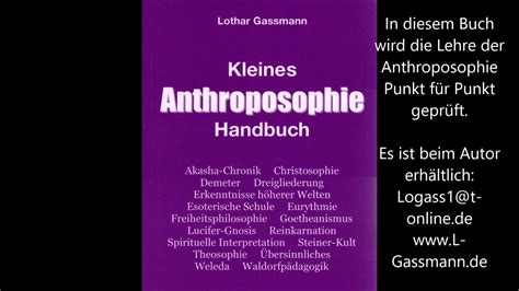 Addanother genre or tag to narrow down your results. ANTHROPOSOPHIE-KRITIK. Teil 1: Rudolf Steiners Leben und ...