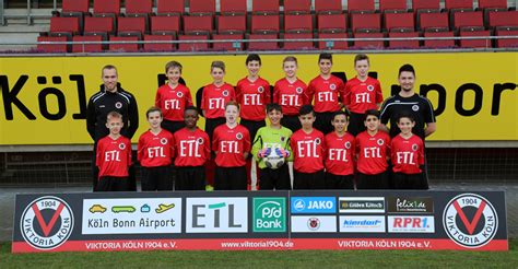 Die farben des vereins sind blau und weiß. FC Viktoria Köln 1904 e.V. - U12