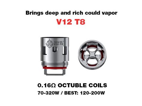 You're dealing with ohm's law the wattage of a box mod, in layman's terms, is essentially the amount of power you send from the mod's battery to the atomizer (aka your vape tank). SMOK TFV12 Replacement Coils (Pack of 3) ⋆ $13.99 - $14.99 ...
